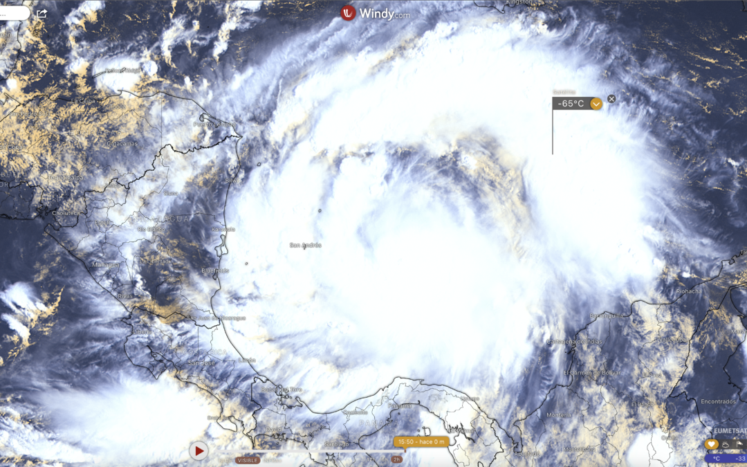 Nicaragua se prepara para el impacto de la tormenta tropical Julia