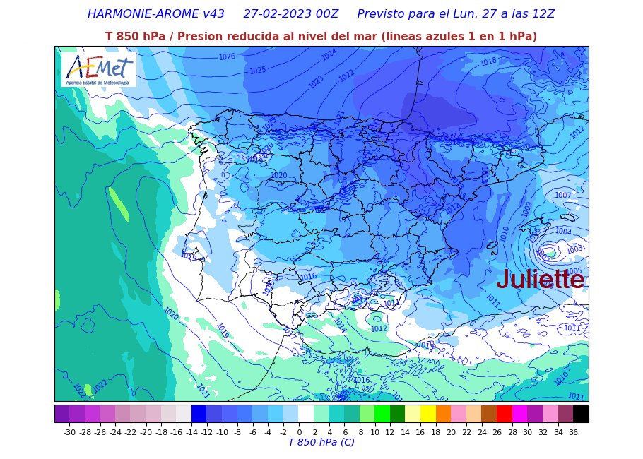 Juliette causa un duro temporal invernal en Baleares
