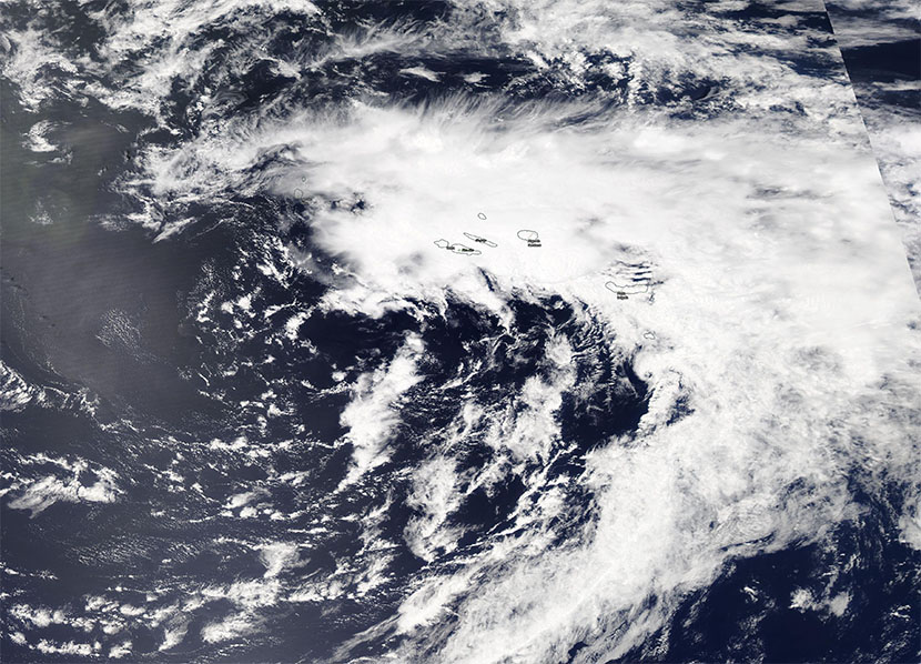 Borrasca causa un inusual temporal en Azores para un mes de junio