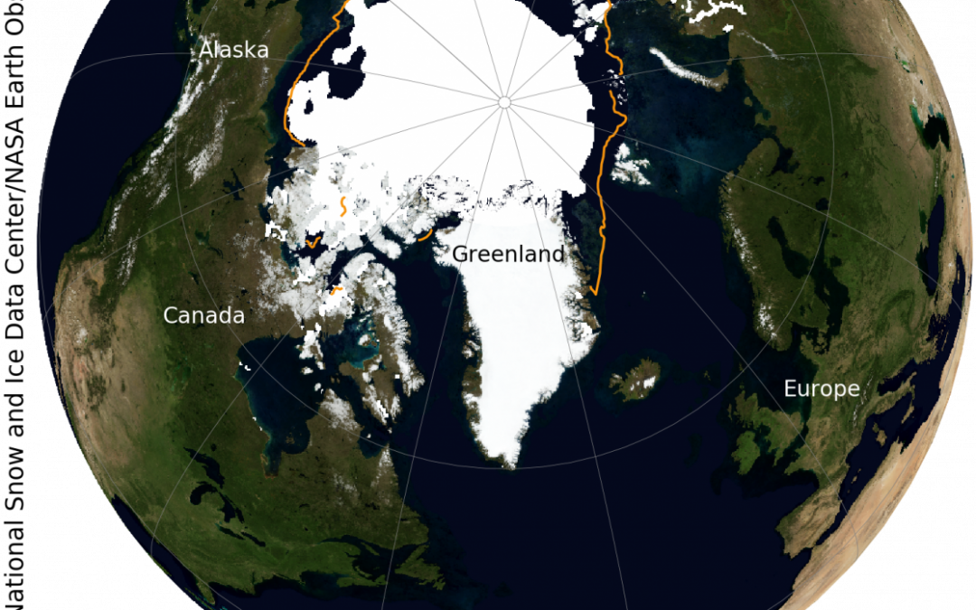 El mínimo anual de la banquisa ártica mejora en 2021
