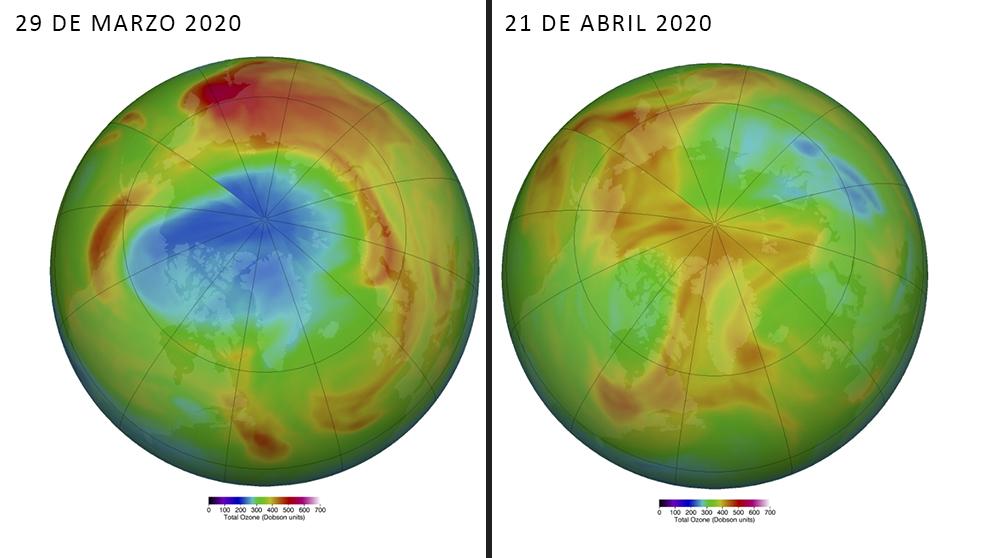 Desaparece el agujero de ozono en el Ártico